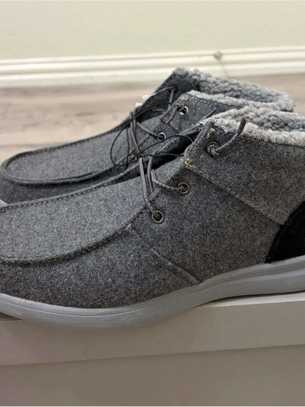 Falls Creek Men’s Gray Chukka Boots